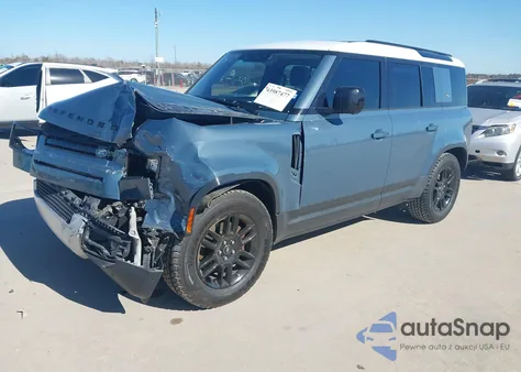 2021 Land Rover Defender 110 S из США, поврежденный, VIN SALEJ7RX0M2036642